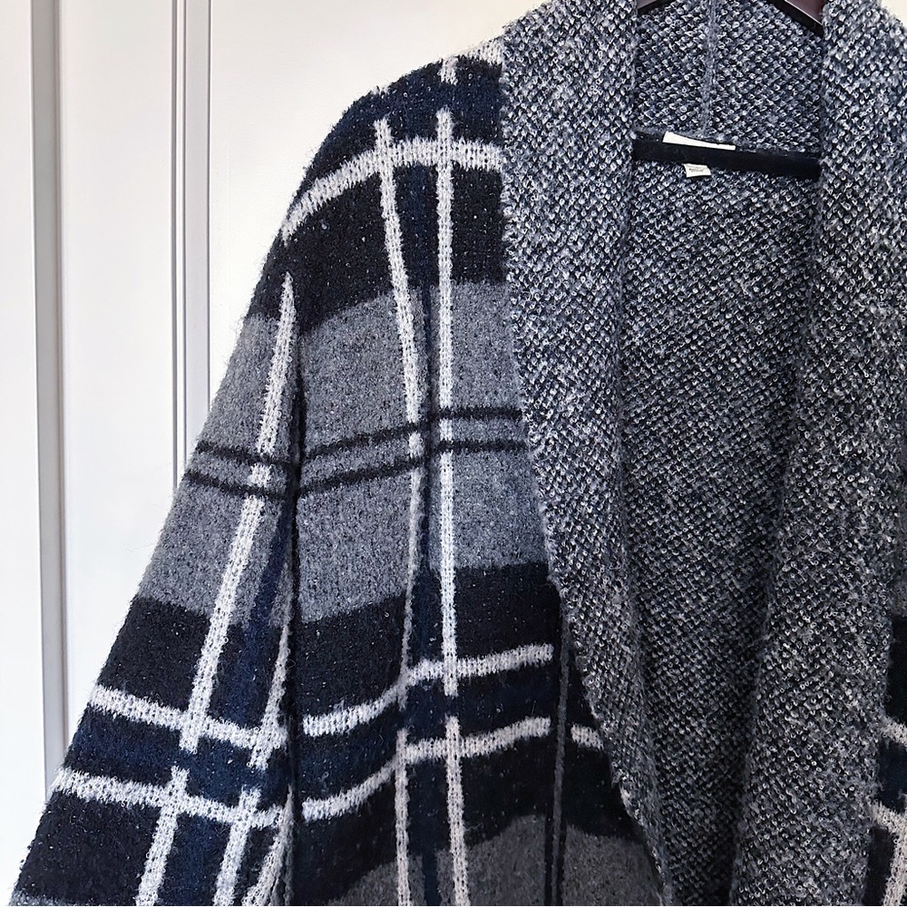 super warm plaid cardigan - Picture 7 of 11